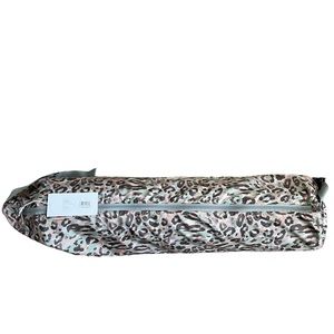Johnny Was Calme Earth Leopard Yoga Mat with Zippered Bag Adjustable Strap Boho